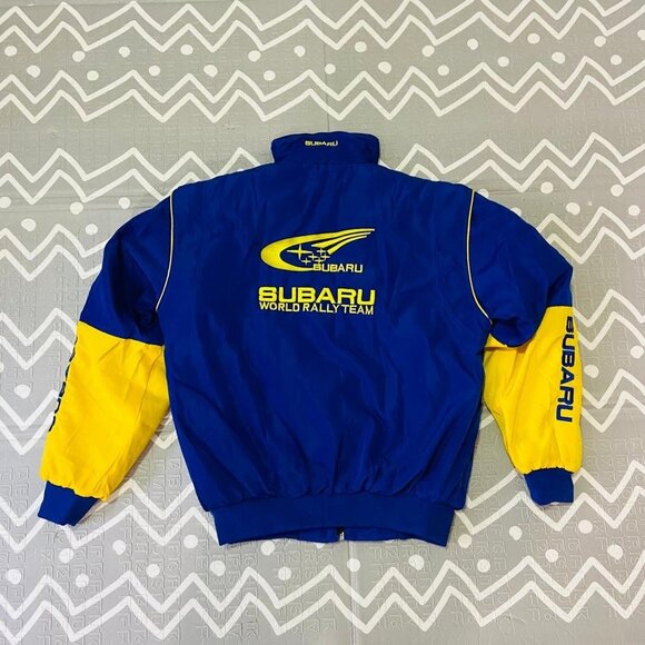 Vintage retro subaru formula 1 embroidered racing graphic jacket - Picture 6 of 8